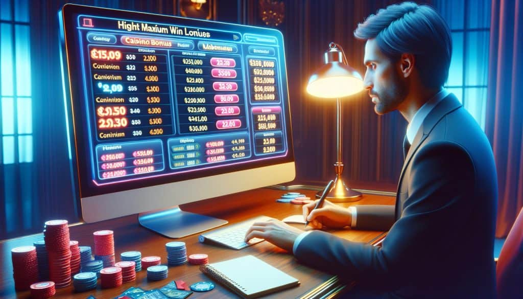 Casino bonusi s najvećim ograničenjem maksimalnog dobitka